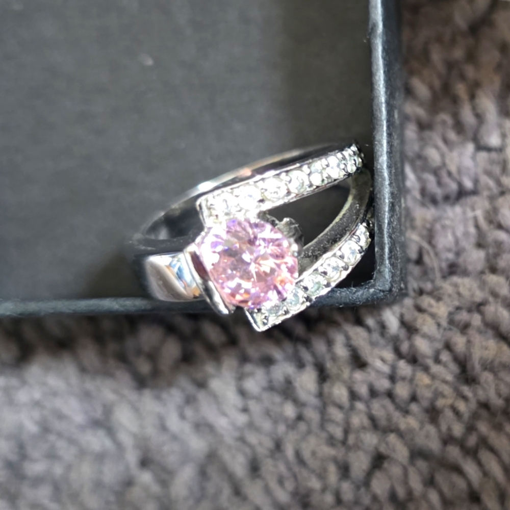Pink and blue fashion Rings